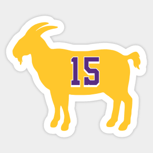 Austin Reaves Los Angeles Gold Goat Qiangy Sticker